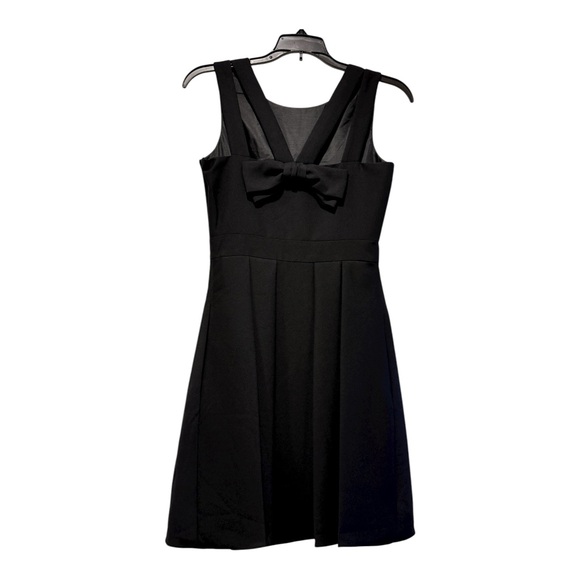 Kate Spade Black Crepe Bow Back Dress - Picture 5 of 10
